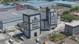 商混 干混砂浆环保生产线应用于徐州冠润建材