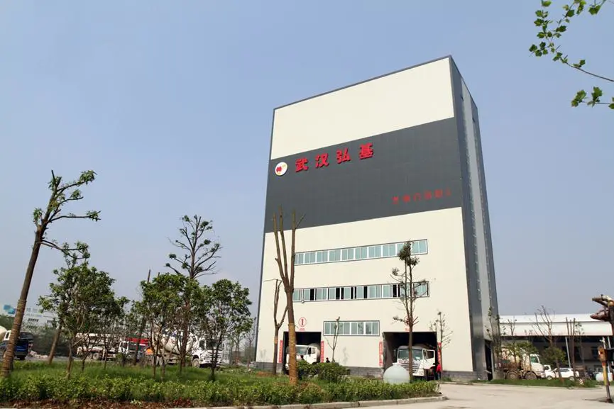 中国好搅拌！环保智能，打造搅拌站中的和谐站       ---南方路机商品混凝土搅拌站在湖北武汉工程案例